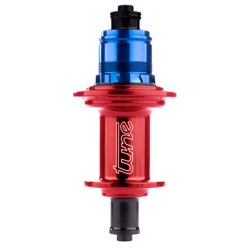 Tune TUNE, Rear-Nabe ROAD, Mag 24h QR5, Standard Bearings, HG10/11/12 3T, red