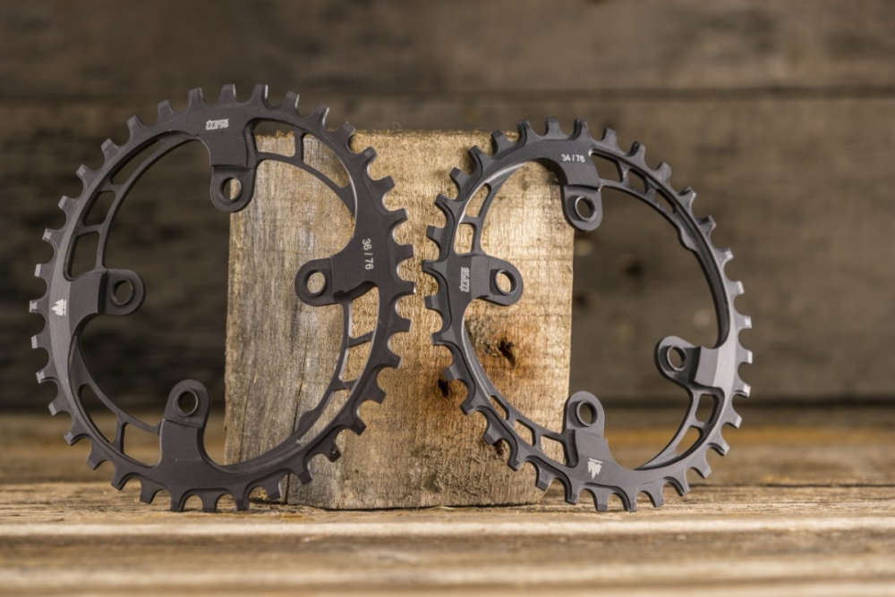 Tune Tune, Kettenblatt XX1, Triebtreter, 4-Loch Spider, Lochkreisdurchmesser 76, 38 Zähne, für SRAM XX...