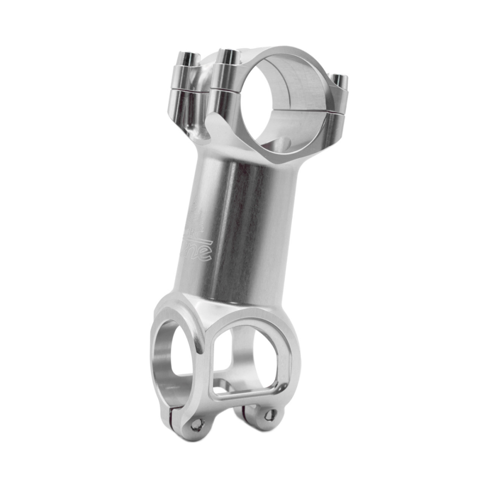 Tune Vorbau Geiles Teil 4.0, Diameter 31,8mm, Länge 85mm, 8 Grad, OVERSIZE, Silber - silver - en argent