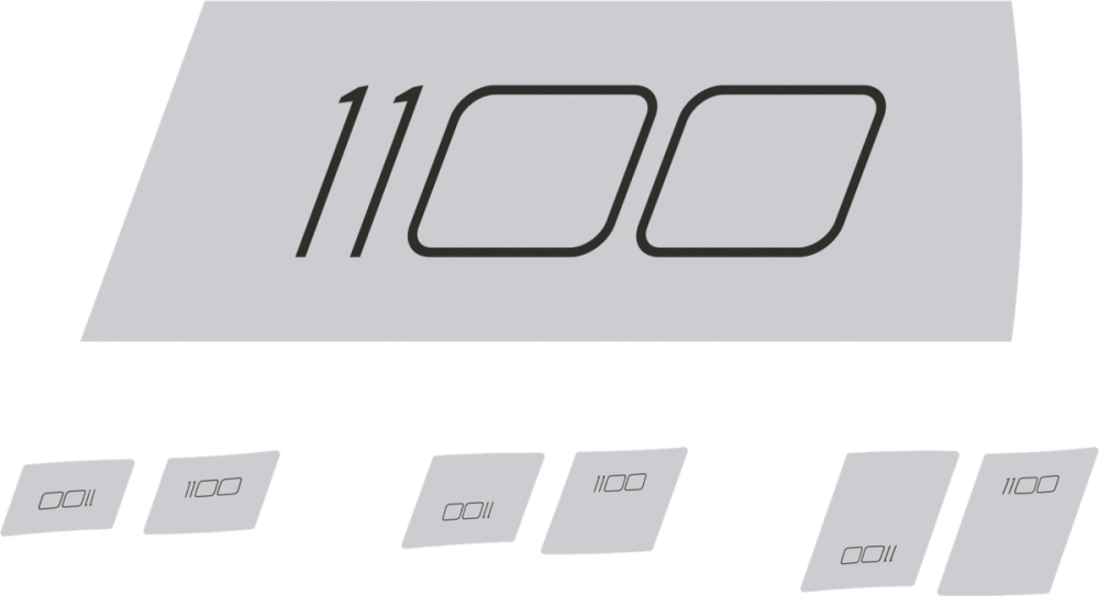 DT Swiss ARC 1100 DISC DICUT Laufrad Aufkleberset
