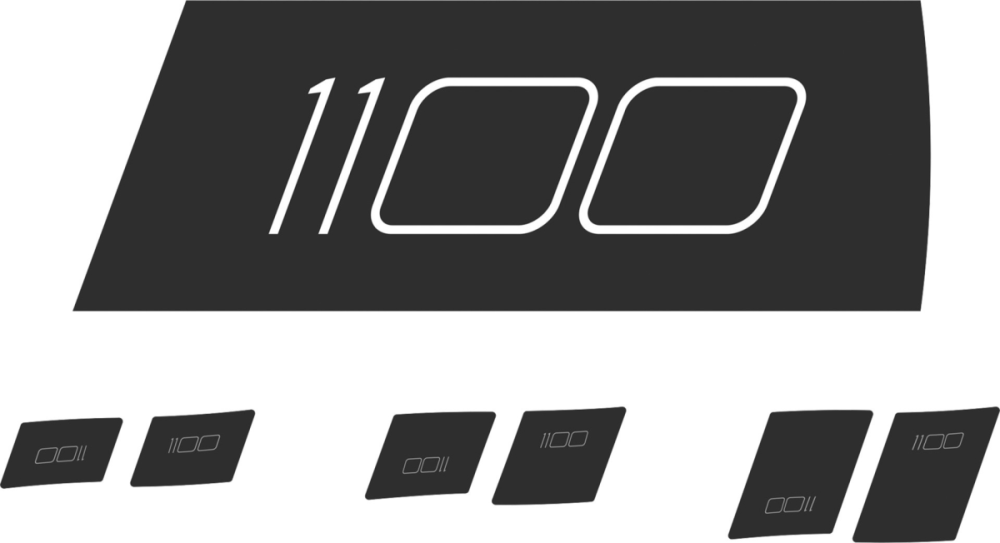 DT Swiss ARC 1100 DISC DICUT Laufrad Aufkleberset