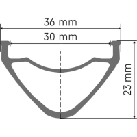 DT Swiss Felge FR 571 27.5 Disc 32 Loch, silber, 30mm