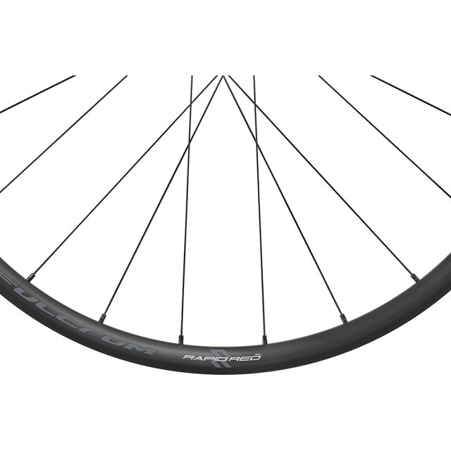 Fulcrum Rapid Red AL DB Gravel Laufradsatz, Mod. 26, C25, 2-WayFit-R AFS 12x100/142mm MS 12S