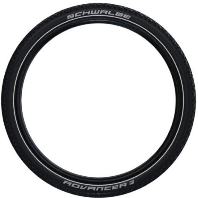 Schwalbe Advancer Hybrid Active Line Puncture Guard HS636 27.5x2.35, 60-584 Drahtreifen Green Reflex schwarz