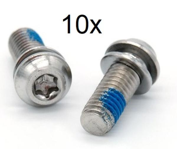 Galfer Light Edelstahl Befestigungsschrauben-Set Bremsadapter M6x16