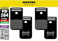 Galfer Performance FD584 Magura Gustav Pro Bremsbeläge