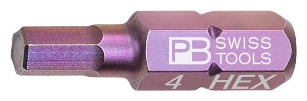 PB Swiss Tools PB C6 210 Grösse 4mm Innensechskant Precision Bit 1/4"