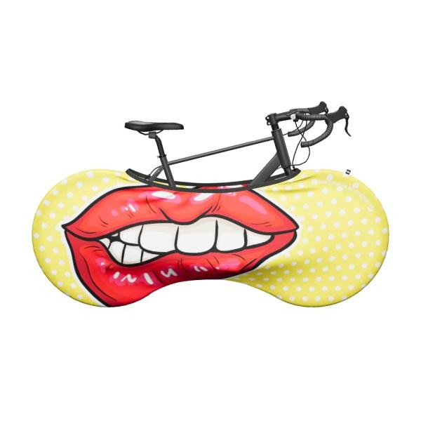VELOSOCK Indoor Bike Cover Yellow Kiss