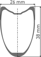 DT Swiss CRC 1100 SPLINE Laufrad T 700C CL 38 142/12 HG/XDR
