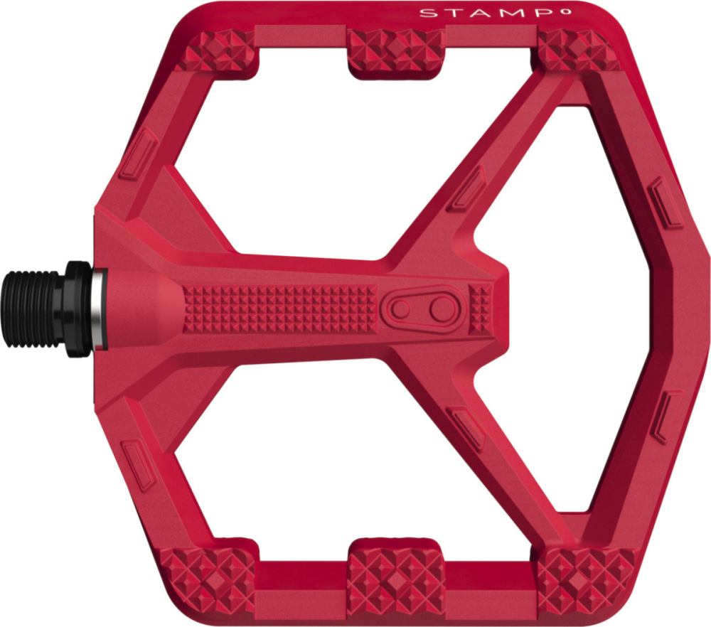 Crankbrothers Pedal Stamp 0 large, Rot