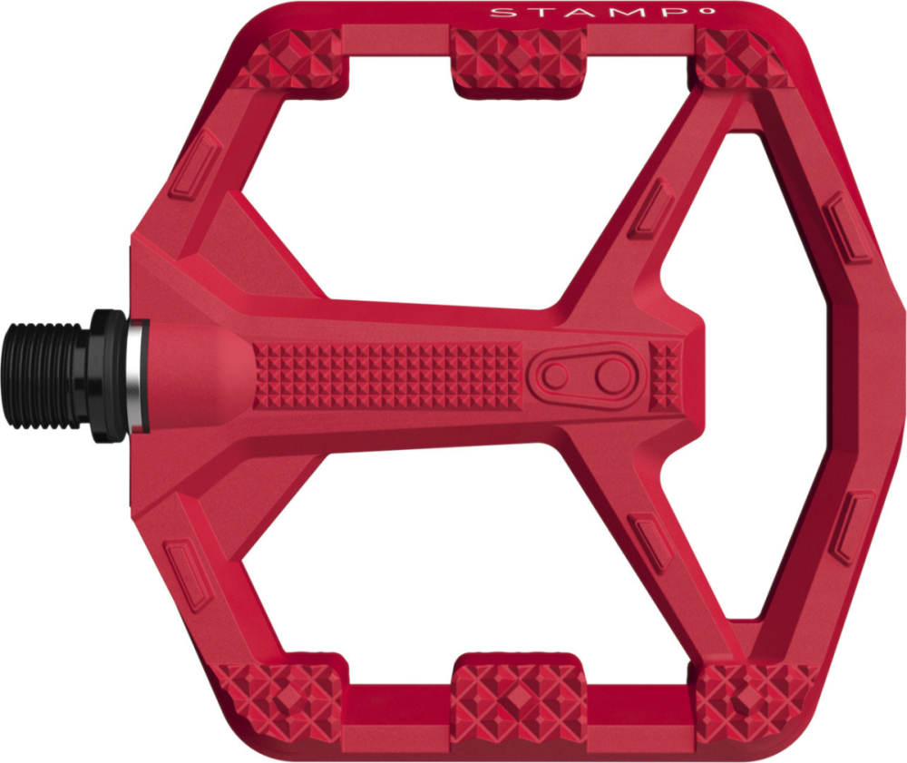 Crankbrothers Pedal Stamp 0 small, Rot