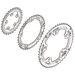 Shimano Kettenblatt SORA FC-3503 39 Zähne D schwarz