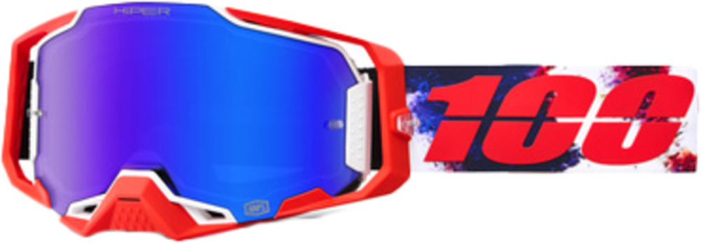 100percent Armega HIPER Goggle Morpho - Mirror Blue Lens