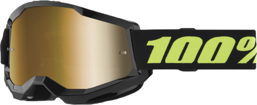 100percent Goggle Strata 2 Solar Eclipse - Mirror True Gold Lens