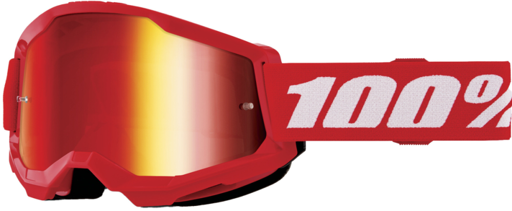 100percent Goggle Strata 2 Junior Red - Mirror Red Lens