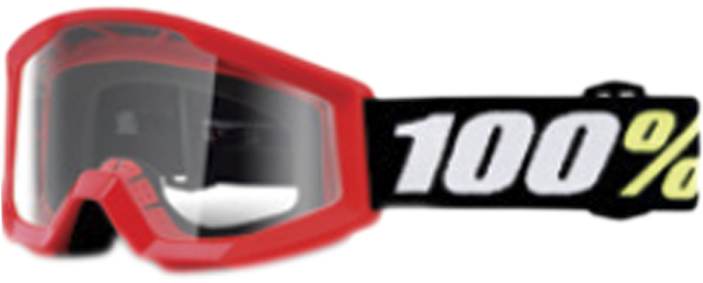 100percent Goggle Strata Mini Red - Clear Lens