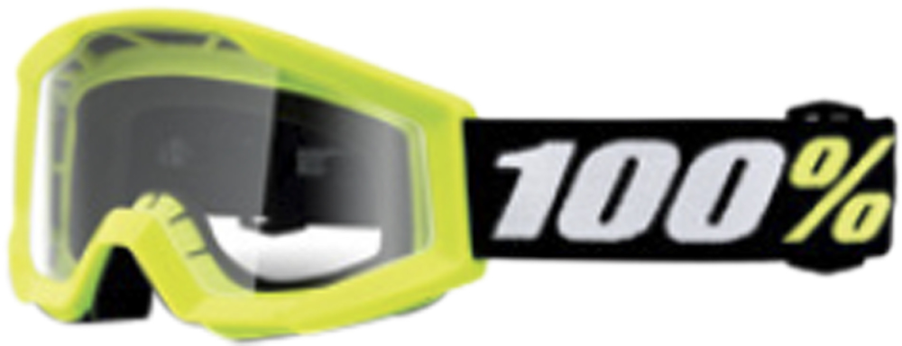 100percent Strata Mini Goggle Yellow - Clear Lens