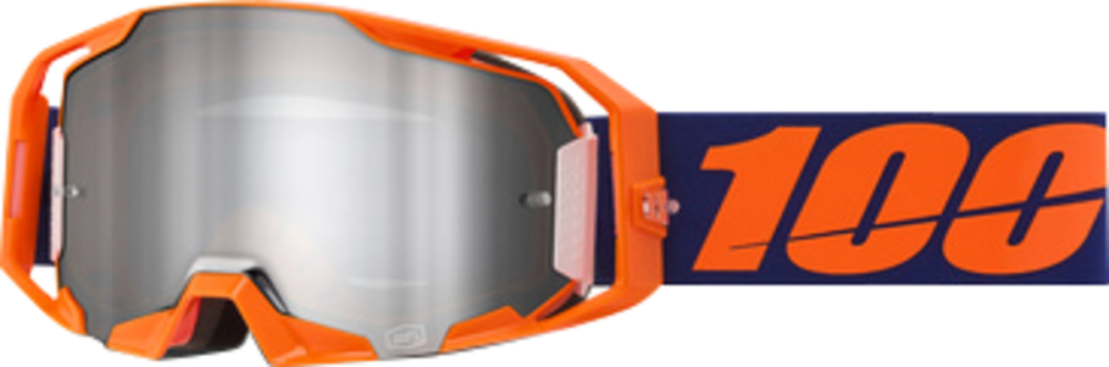 100percent Goggle ARmatic Neon Orange - Mirror Silver Flash Lens