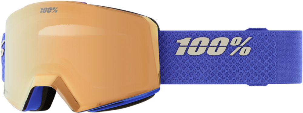 100percent Norg Hiper Goggle Tarheel - Mirror Blue Lens