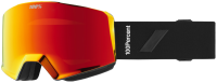 100percent NORG HiPER Goggle Black/Red - Mirror Red Lens