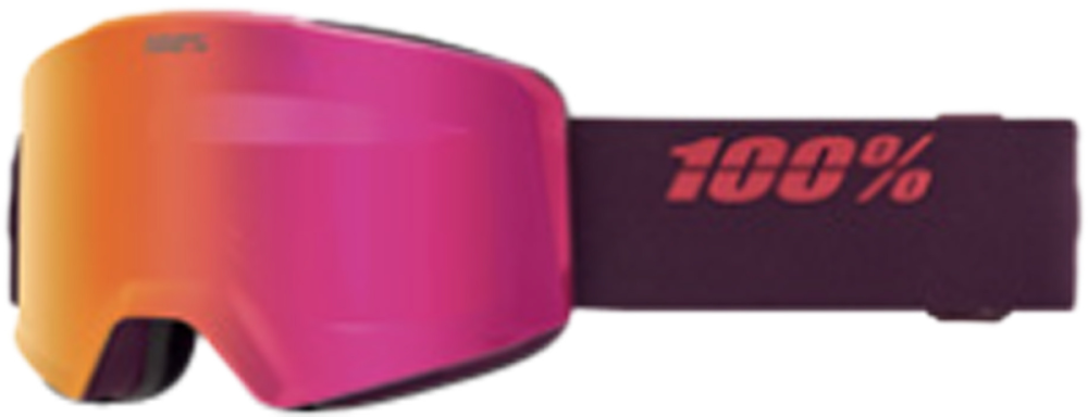 100percent NORG HiPER Goggle Deep Cherry - Mirror Dark Red Lens