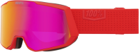 100percent Snowcraft XL Hiper Goggle Hiboo - Mirror Dark Red Lens