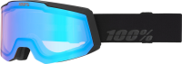 100percent SNOWCRAFT S HiPER Goggle Black/Green - Mirror Green Lens