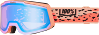 100percent SNOWCRAFT S HiPER Goggle Safari - Mirror Peach Lens