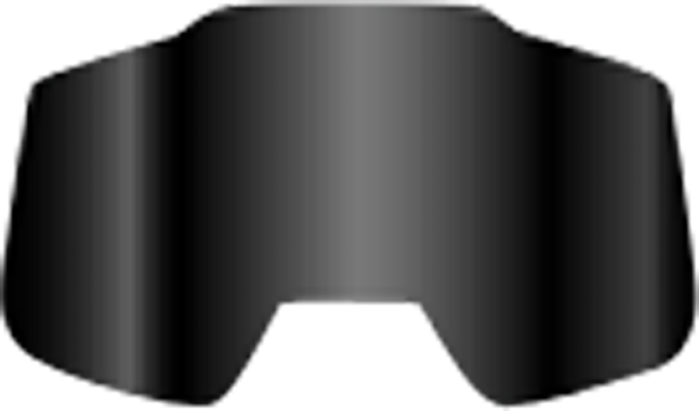 100percent SNOWCRAFT S Replacement - HiPER Dual Pane Mirror Black