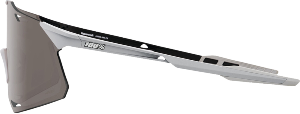 100percent Hypercraft - Matte Stone Grey - HiPER Silver Mirror Len