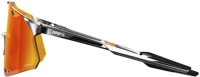 100percent Brille Hypercraft - Black Chrome - HiPER Red Mirror Lens