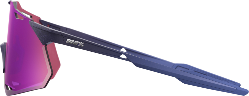 100percent Brille Hypercraft XS - Satin Storm Metallic - Purple Mirror Lens