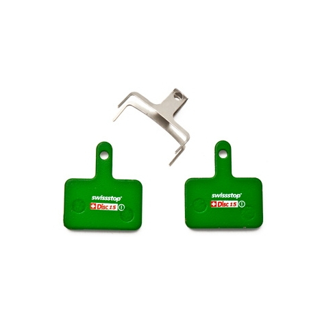 Shimano Bremsbelag Disc 15 Shimano/Quad/Tektro Organic, 1 Paar, BR-M525/575/486/485/515/416, Quad, Auriga...