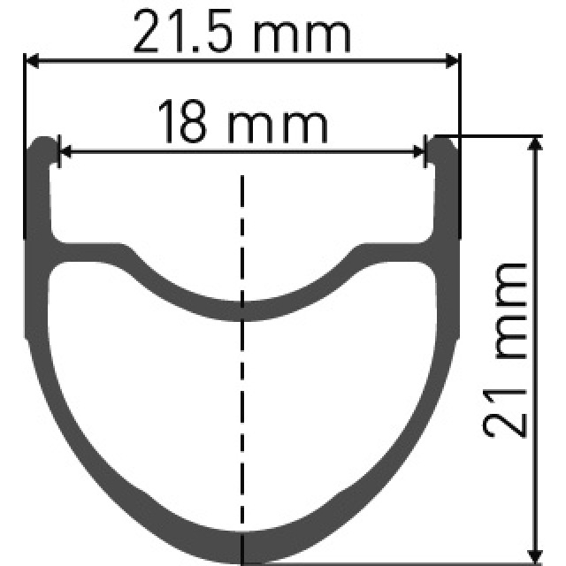 DT Laufrad PR 1400 DICUT 32mm OXiC 100/5mm, 32mm, Felgenbremse, Alu, OXiC