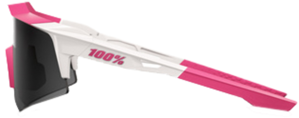 100percent Brille Speedcraft XS - Puddy Pink White - Smoke Lens