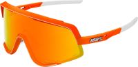 100percent Brille Glendale Soft Tact Neon Orange-HiPER Red Multilayer Mirror Lens