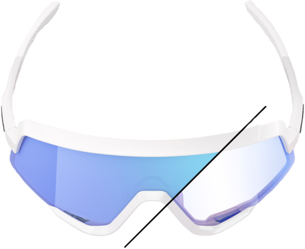 100percent Brille Glendale - Bastille - Blue Mirror Photochromic Lens