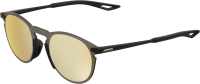 100percent Brille Legere Round - Matte Black - HiPER Gold 24K Mirror Lens