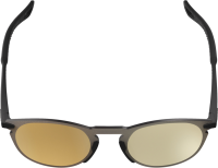 100percent Brille Legere Round - Matte Black - HiPER Gold 24K Mirror Lens
