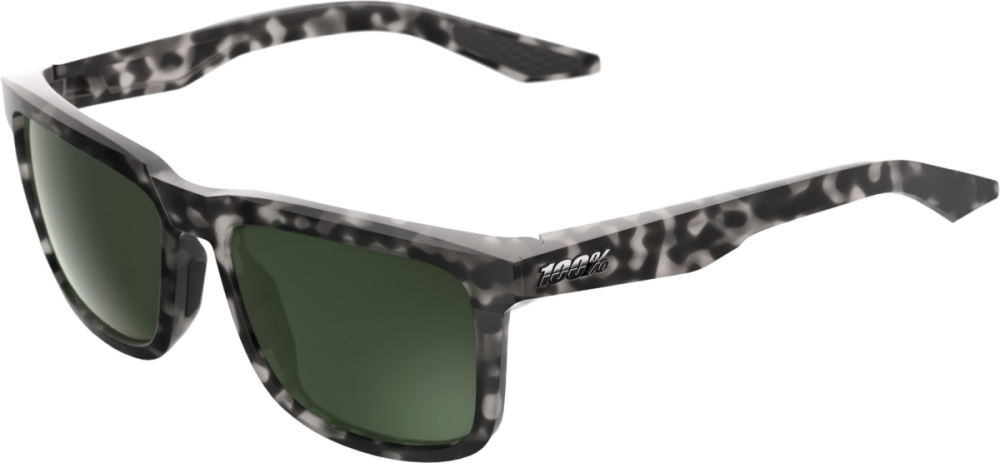 100percent BLAKE - Matte Black Havana - Grey Green