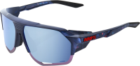 100percent Brille Norvik Black Holographic - HiPER Blue Multilayer Mirror Lens
