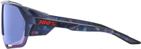 100percent Brille Norvik Black Holographic - HiPER Blue Multilayer Mirror Lens