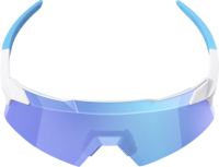 100percent Brille Aerocraft - Matte White - HiPER Blue Mirror Lens