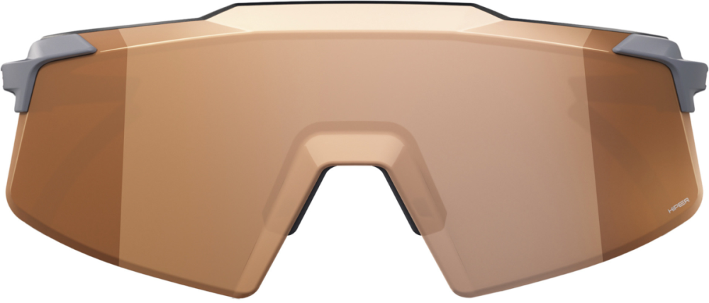 100percent Brille Aerocraft - Soft Tact Grey - HiPER Copper Mirror Lens