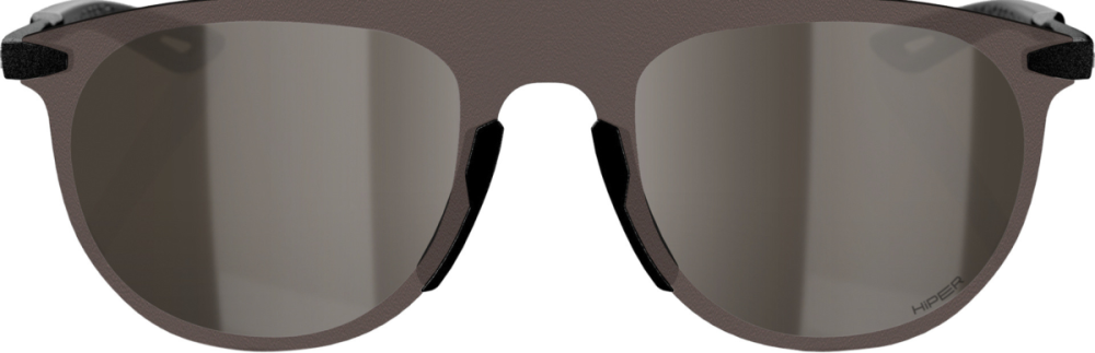 100percent Legere Coil Brille Matte Black - Hiper Silver Mirror Le