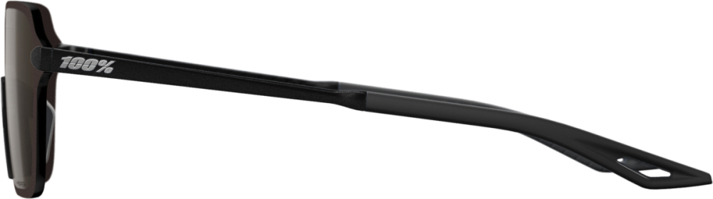 100percent Legere Trap Brille Matte Black - Hiper Silver Mirror Le