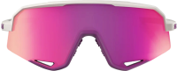 100percent Brille Slendale - Matte Chalk - Purple Multilayer Mirror Lens