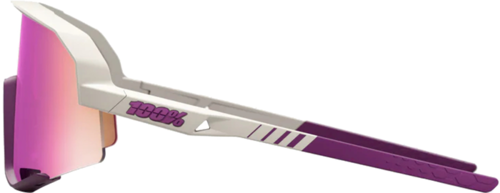 100percent Brille Slendale - Matte Chalk - Purple Multilayer Mirror Lens