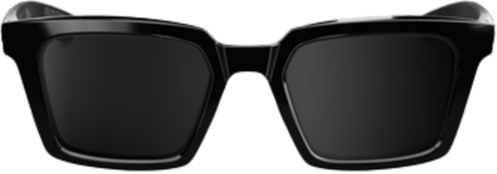 100percent Brille Erba - Polished Black - Black Mirror Lens