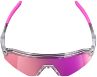 100percent Brille Slendale XS - Polished Translucent Grey - Purple Multilayer Mirror Lens